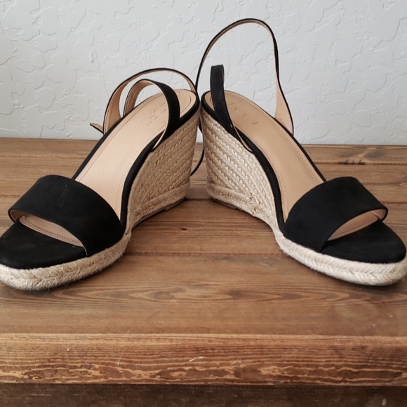 LOFT Wedges- Espadrilles with black suede - Picture 3 of 5